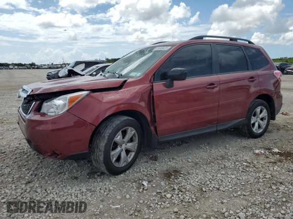 2014 Subaru Forester Premium with VIN JF2SJAEC6EH509387, listed as a Copart auction lot 61648425 with 112,653 mi miles and Salvage title. Bid and sale history available at DreamBid. Image 1.