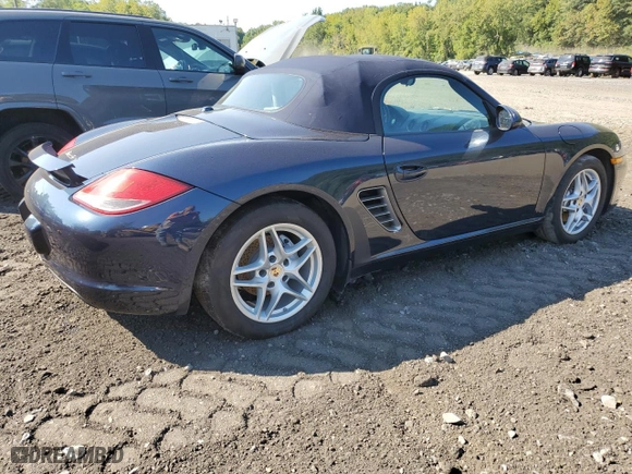 2011 Porsche Boxster with VIN WP0CA2A86BS710649, listed as a Copart auction lot 83767034 with 100,401 mi miles and Salvage Title. Bid and sale history available at carsss.com. Image 3.