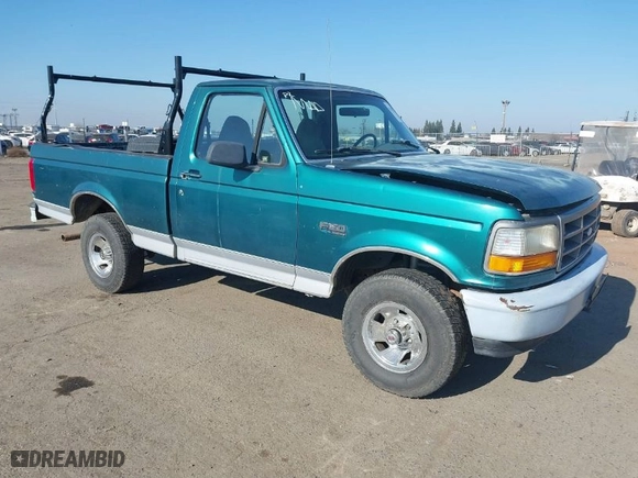 1996 Ford Pickup with VIN 1FTEF14Y4TLA45410, listed as a IAAI auction lot 41360772 with 264,237 mi miles. Bid and sale history available at carsss.com. Image 1.