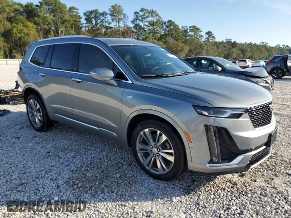2024 Cadillac XT6 FWD Premium Luxury with VIN 1GYKPCRSXRZ727207, listed as a Copart auction lot 81742394 with 5,733 mi miles and Salvage Title. Bid and sale history available at carsss.com. Image 4.