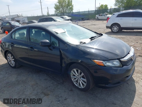 2012 Honda Civic EX with VIN 19XFB2F83CE317053, listed as a IAAI auction lot 42119732 with 168,184 mi miles and . Bid and sale history available at DreamBid. Image 1.