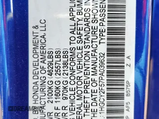 2023 Honda Accord Sport with VIN 1HGCY2F57PA039632, listed as a Copart auction lot 58580315 with Not provided miles and Salvage title. Bid and sale history available at DreamBid. Image 14.