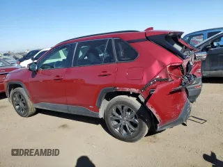 2024 Toyota RAV4 Hybrid XLE Premium with VIN JTMB6RFVXRD120389, listed as a Copart auction lot 47596985 with 16,956 mi miles and Salvage Title. Bid and sale history available at DreamBid. Image 2.