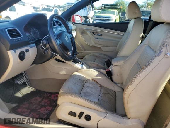 2007 Volkswagen Eos 2.0T with VIN WVWDA71F07V019803, listed as a Copart auction lot 85812454 with 88,150 mi miles and Salvage Title. Bid and sale history available at DreamBid. Image 7.