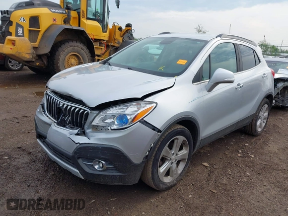 2016 Buick Encore Leather with VIN KL4CJCSB8GB716681, listed as a IAAI auction lot 42151311 with 55,772 mi miles and . Bid and sale history available at DreamBid. Image 17.