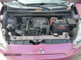 2015 Mitsubishi Mirage DE with VIN ML32A3HJ5FH044657, listed as a Copart auction lot 56916395 with 48,321 mi miles and Salvage title. Bid and sale history available at DreamBid. Image 11.
