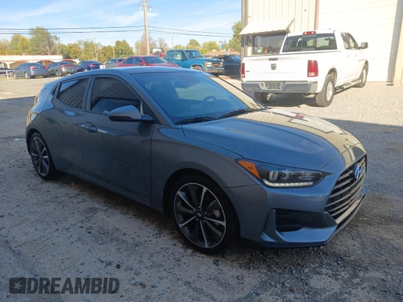 2021 Hyundai Veloster 2.0 Premium with VIN KMHTG6AF3MU032854, listed as a Copart auction lot 80561634 with 89,733 mi miles and Clean Title. Bid and sale history available at carsss.com. Image 1.