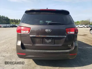 2016 Kia Sedona LX with VIN KNDMB5C16G6182517, listed as a Copart auction lot 55038605 with 196,498 mi miles and Clean Title. Bid and sale history available at carsss.com. Image 6.