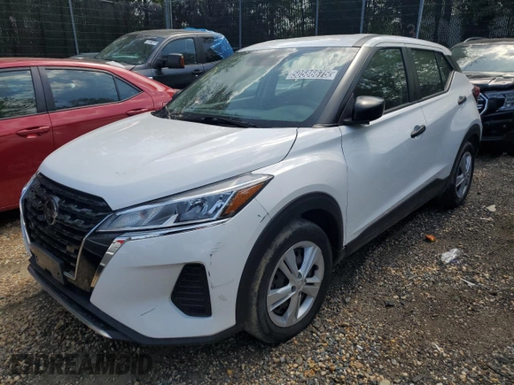 2021 Nissan Kicks S with VIN 3N1CP5BV0ML547747, listed as a Copart auction lot 50586675 with 95,213 mi miles and Clean Title. Bid and sale history available at carsss.com. Image 1.