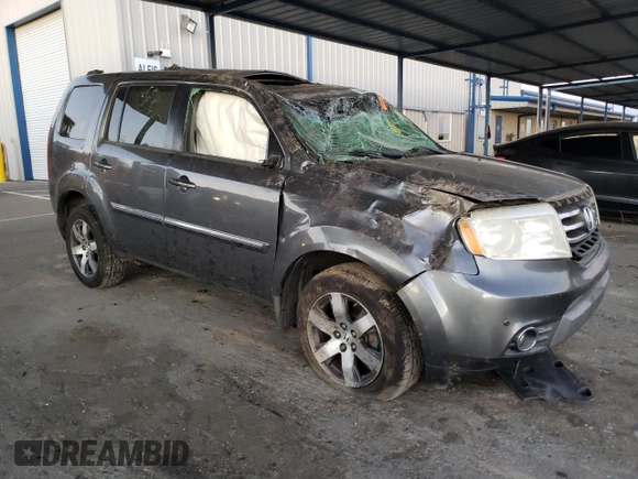 2013 Honda Pilot Touring with VIN 5FNYF3H93DB026637, listed as a Copart auction lot 88942815 with Not Provided miles and Salvage Title. Bid and sale history available at carsss.com. Image 4.