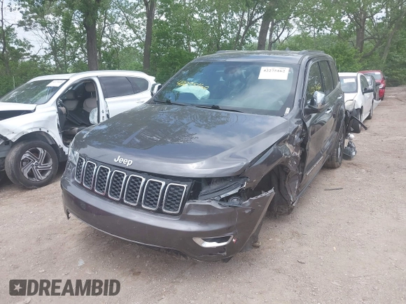 2017 Jeep Grand Cherokee Limited z VIN 1C4RJFBG9HC849409, wystawiony jako IAAI lot #42275162 z przebiegiem 98 800 mil mil oraz . Historia ofert i sprzedaży dostępna na DreamBid. Obrazek 18.