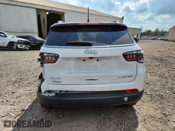 2024 Jeep Compass Limited with VIN 3C4NJDCN0RT174748, listed as a Copart auction lot 61830805 with 6,716 mi miles and Salvage title. Bid and sale history available at DreamBid. Image 6.
