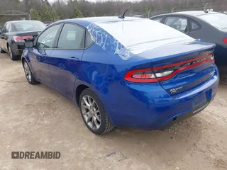 2014 Dodge Dart SXT with VIN 1C3CDFBB1ED692972, listed as a IAAI auction lot 41958041 with 108,765 mi miles. Bid and sale history available at carsss.com. Image 3.
