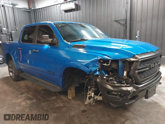 2023 Ram 1500 Big Horn with VIN 1C6SRFFT1PN523907, listed as a IAAI auction lot 41622565 with 24,196 mi miles and . Bid and sale history available at DreamBid. Image 6.