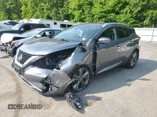 2020 Nissan Murano Platinum with VIN 5N1AZ2DS6LN107395, listed as a Copart auction lot 58351505 with 51,359 mi miles and Salvage title. Bid and sale history available at DreamBid. Image 1.