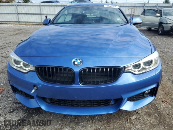 2014 BMW 4 Series 428i xDrive with VIN WBA3T1C59EPS98139, listed as a Copart auction lot 71544564 with 75,638 mi miles and Salvage Title. Bid and sale history available at carsss.com. Image 5.