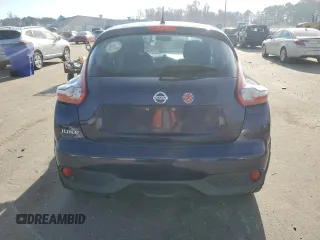 2015 Nissan Juke SV with VIN JN8AF5MR6FT509420, listed as a Copart auction lot 84405624 with 183,747 mi miles and Salvage Title. Bid and sale history available at carsss.com. Image 6.