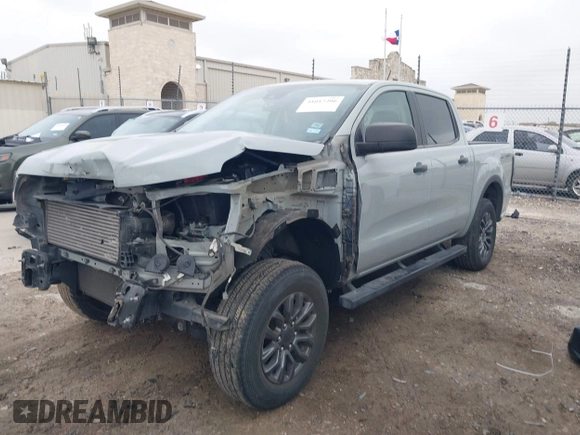 2021 Ford Ranger XL with VIN 1FTER4EH5MLD16886, listed as a IAAI auction lot 41017206 with 54,496 mi miles. Bid and sale history available at carsss.com. Image 2.