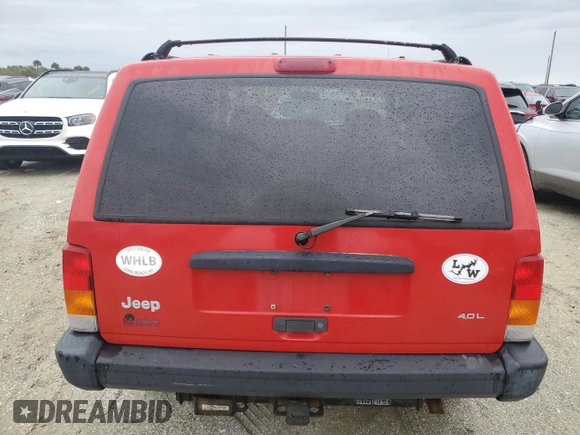 1998 Jeep Cherokee Sport with VIN 1J4FJ68S7WL275947, listed as a Copart auction lot 74333874 with 0 mi miles and Salvage Title. Bid and sale history available at carsss.com. Image 6.
