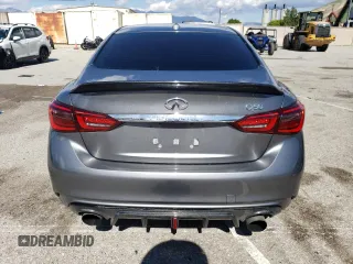 2020 Infiniti Q50 Pure with VIN JN1EV7AP5LM200190, listed as a Copart auction lot 48385695 with 47,861 mi miles and Salvage Title. Bid and sale history available at carsss.com. Image 6.