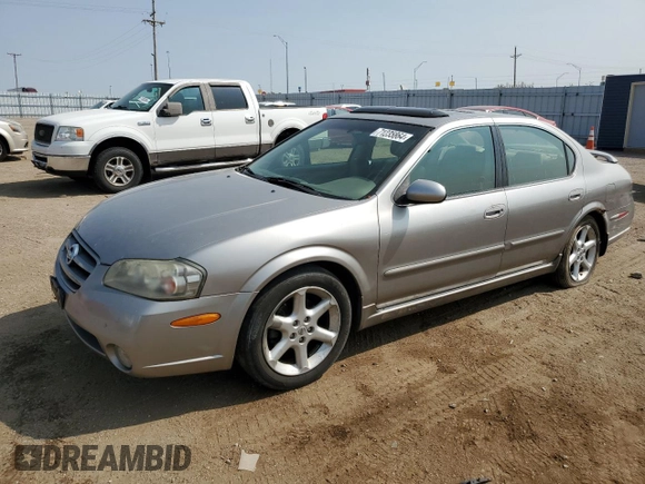 2002 Nissan Maxima GLE z VIN JN1DA31A62T000726, wystawiony jako Copart lot #71235864 z przebiegiem 219 647 mil mil oraz Szkoda całkowita • Salvage title. Historia ofert i sprzedaży dostępna na DreamBid. Obrazek 1.