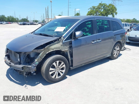 2014 Honda Odyssey EX-L z VIN 5FNRL5H69EB095297, wystawiony jako IAAI lot #42299438 z przebiegiem 126 841 mil mil oraz . Historia ofert i sprzedaży dostępna na DreamBid. Obrazek 18.
