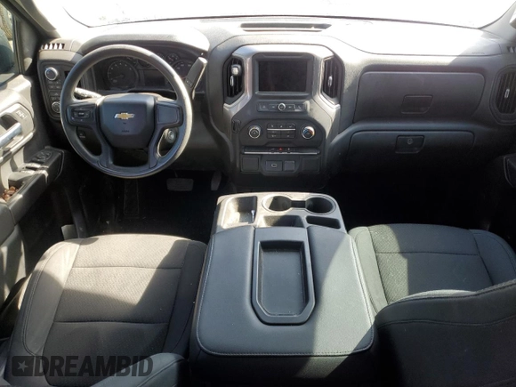 2019 Chevrolet Silverado 1500 Custom with VIN 1GCRYBEH9KZ222917, listed as a Copart auction lot 44369895 with 98,872 mi miles and Salvage Title. Bid and sale history available at DreamBid. Image 8.