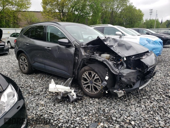 2021 Ford Escape SEL с VIN 1FMCU9H90MUA60766, выставлен на аукционе Copart как лот 56737355 с пробегом 86 183 миль миль и Списание • Salvage title. История ставок и продаж доступна на DreamBid. Изображение 4.