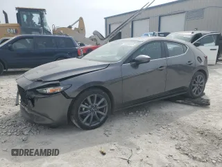 2023 Mazda 3 S Preferred with VIN JM1BPALM7P1611222, listed as a Copart auction lot 48810095 with 47,257 mi miles and Clean title. Bid and sale history available at DreamBid. Image 2.