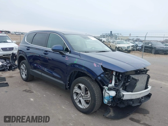 2023 Hyundai Santa Fe SE z VIN 5NMS1DAJ2PH555126, wystawiony jako IAAI lot #41992424 z przebiegiem 34 263 mil mil oraz . Historia ofert i sprzedaży dostępna na DreamBid. Obrazek 1.