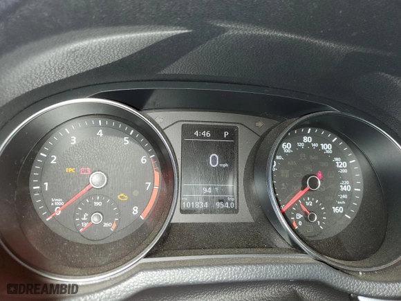 2018 Volkswagen Passat 2.0T S with VIN 1VWAA7A31JC024422, listed as a Copart auction lot 52617095 with 101,834 mi miles and Salvage Title. Bid and sale history available at carsss.com. Image 9.