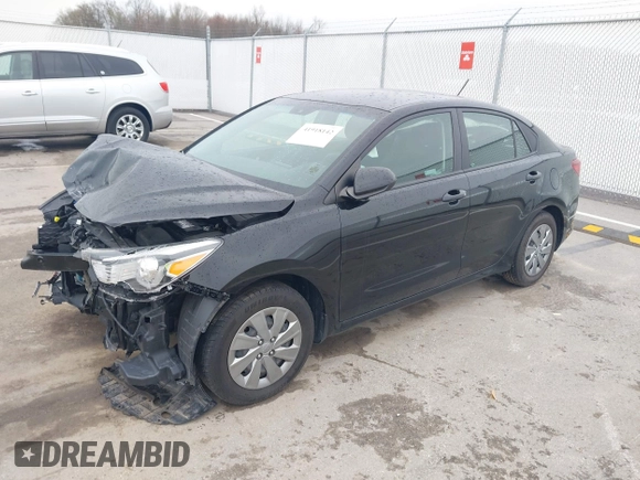 2019 Kia Rio S with VIN 3KPA24AB0KE180046, listed as a IAAI auction lot 41918142 with 98,055 mi miles. Bid and sale history available at carsss.com. Image 17.
