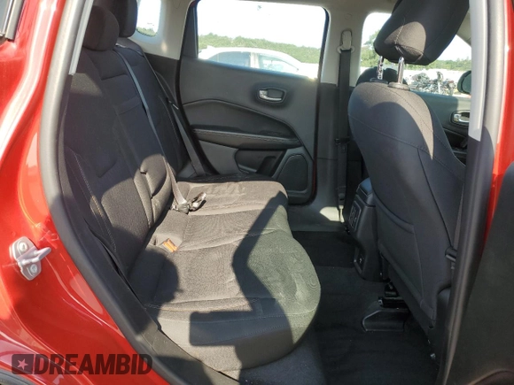 2018 Jeep Compass Sport with VIN 3C4NJCAB8JT420484, listed as a Copart auction lot 59335635 with 64,352 mi miles and Salvage title. Bid and sale history available at DreamBid. Image 10.