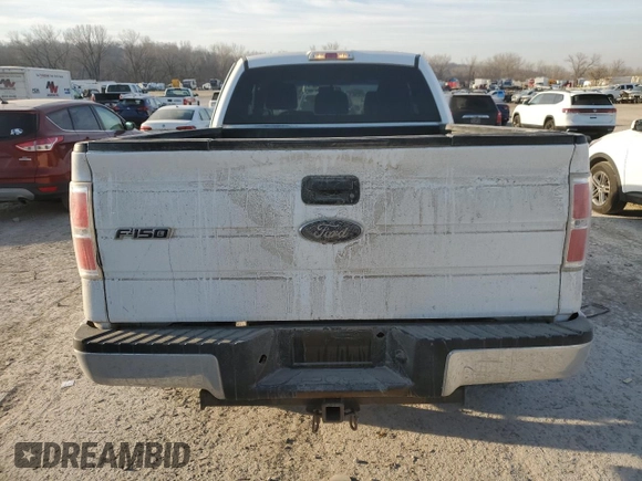 2012 Ford F-150 XL with VIN 1FTFX1ET4CFB75819, listed as a Copart auction lot 47491405 with 122,955 mi miles and Salvage Title. Bid and sale history available at carsss.com. Image 6.