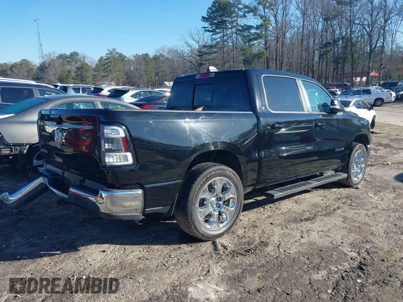 2021 Ram 1500 Big Horn z VIN 1C6RREFG1MN532758, wystawiony jako IAAI lot #41395774 z przebiegiem 66 750 mil mil oraz . Historia ofert i sprzedaży dostępna na DreamBid. Obrazek 4.
