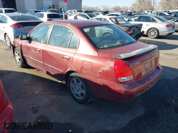 2003 Hyundai Elantra GLS z VIN KMHDN45D93U469313, wystawiony jako IAAI lot #41697422 z przebiegiem 178 571 mil mil oraz . Historia ofert i sprzedaży dostępna na DreamBid. Obrazek 3.