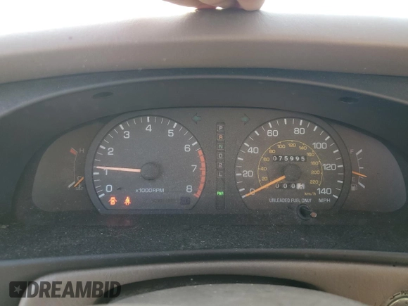 1994 Toyota Camry LE z VIN 4T1SK12EXRU343871, wystawiony jako Copart lot #58727235 z przebiegiem 75 995 mil mil oraz Czysty tytuł • Clean title. Historia ofert i sprzedaży dostępna na DreamBid. Obrazek 9.