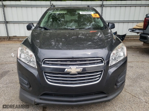 2016 Chevrolet Trax LT with VIN 3GNCJLSB2GL258180, listed as a Copart auction lot 52760935 with 0 mi miles and Clean Title. Bid and sale history available at carsss.com. Image 5.