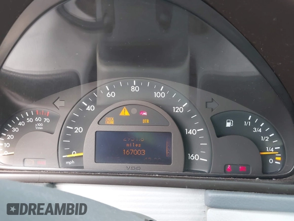 2003 Mercedes-Benz C 240 с VIN WDBRF61J53F422376, выставлен на аукционе IAAI как лот 42262562 с пробегом 167 003 миль миль и . История ставок и продаж доступна на DreamBid. Изображение 7.