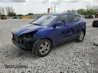 2010 Hyundai Tucson GLS with VIN KM8JU3AC9AU113714, listed as a Copart auction lot 55263765 with 193,175 mi miles and Salvage Title. Bid and sale history available at DreamBid. Image 1.