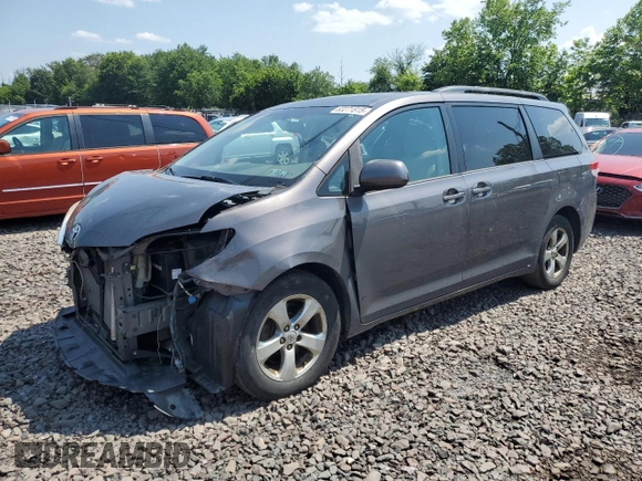 2012 Toyota Sienna XLE AAS with VIN 5TDYK3DC3CS237344, listed as a Copart auction lot 63271815 with 105,860 mi miles and Salvage title. Bid and sale history available at DreamBid. Image 1.