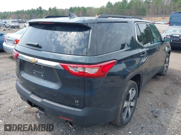 2020 Chevrolet Traverse LT with VIN 1GNEVHKW1LJ322532, listed as a IAAI auction lot 42116522 with 92,808 mi miles and . Bid and sale history available at DreamBid. Image 4.