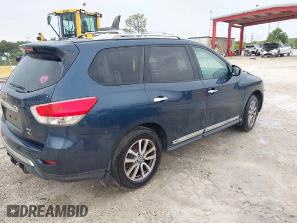 2013 Nissan Pathfinder SL with VIN 5N1AR2MM3DC615743, listed as a IAAI auction lot 42521969 with 168,814 mi miles and . Bid and sale history available at DreamBid. Image 4.