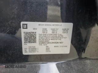 2019 Chevrolet Suburban LS z VIN 1GNSCGKC2KR297407, wystawiony jako Copart lot #75224194 z przebiegiem 93 562 mil mil oraz Szkoda całkowita • Salvage title. Historia ofert i sprzedaży dostępna na DreamBid. Obrazek 13.