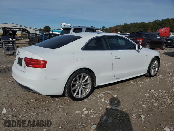 2016 Audi A5 Premium with VIN WAUD2AFR7GA050094, listed as a Copart auction lot 83549834 with 92,459 mi miles and Salvage title. Bid and sale history available at DreamBid. Image 3.