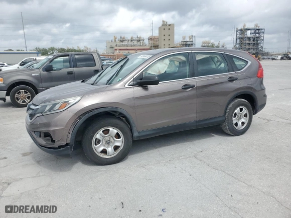 2015 Honda CR-V LX with VIN 3CZRM3H38FG700102, listed as a Copart auction lot 50966415 with 128,223 mi miles and Salvage Title. Bid and sale history available at carsss.com. Image 1.