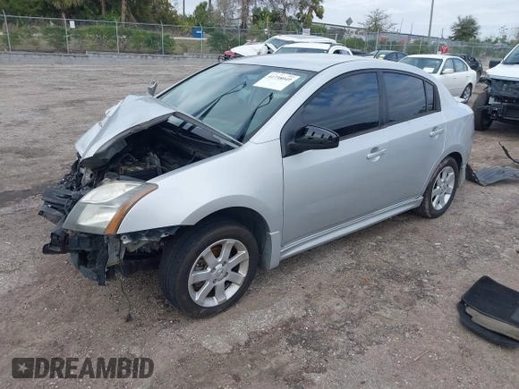 2010 Nissan Sentra S with VIN 3N1AB6AP5AL705798, listed as a IAAI auction lot 41738049 with 110,474 mi miles and . Bid and sale history available at DreamBid. Image 2.