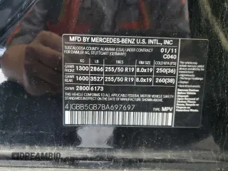 2011 Mercedes-Benz M 350 z VIN 4JGBB5GB7BA697697, wystawiony jako Copart lot #57138125 z przebiegiem 122 526 mil mil oraz Szkoda całkowita • Salvage title. Historia ofert i sprzedaży dostępna na DreamBid. Obrazek 13.