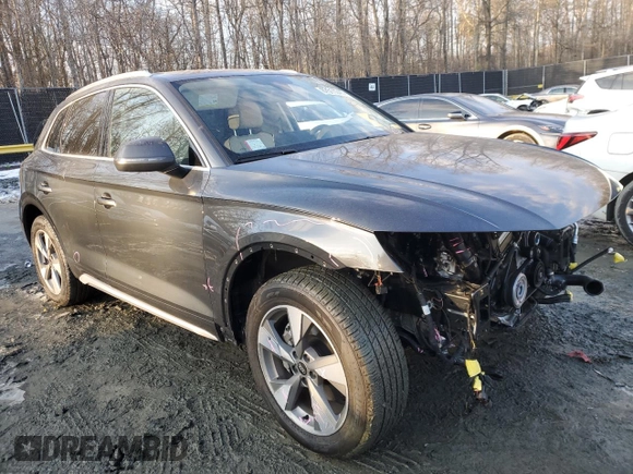 2023 Audi Q5 Prestige with VIN WA1CBAFY6P2182435, listed as a Copart auction lot 87511345 with 11,061 mi miles and Salvage Title. Bid and sale history available at carsss.com. Image 4.