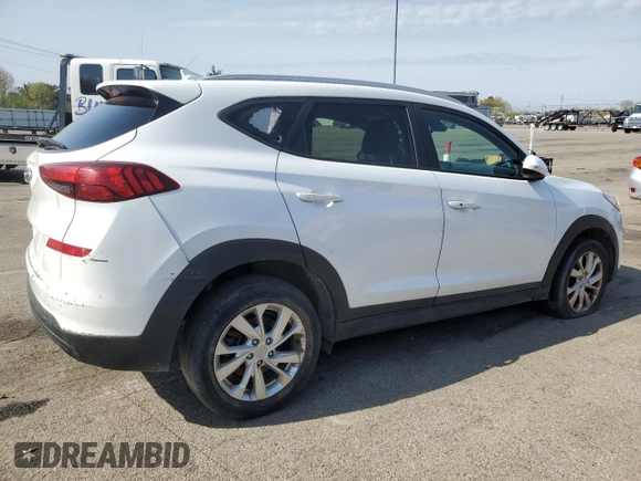 2019 Hyundai Tucson Value z VIN KM8J33A4XKU956155, wystawiony jako Copart lot #53487735 z przebiegiem 84 453 mil mil oraz Czysty tytuł • Clean title. Historia ofert i sprzedaży dostępna na DreamBid. Obrazek 3.